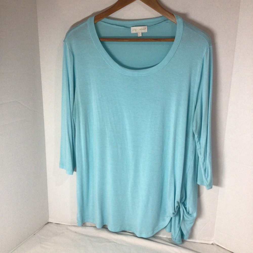Simply Southern side gather tee